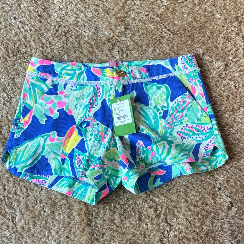 Lilly Pulitzer Ladies Shorts Size 00 new with tags